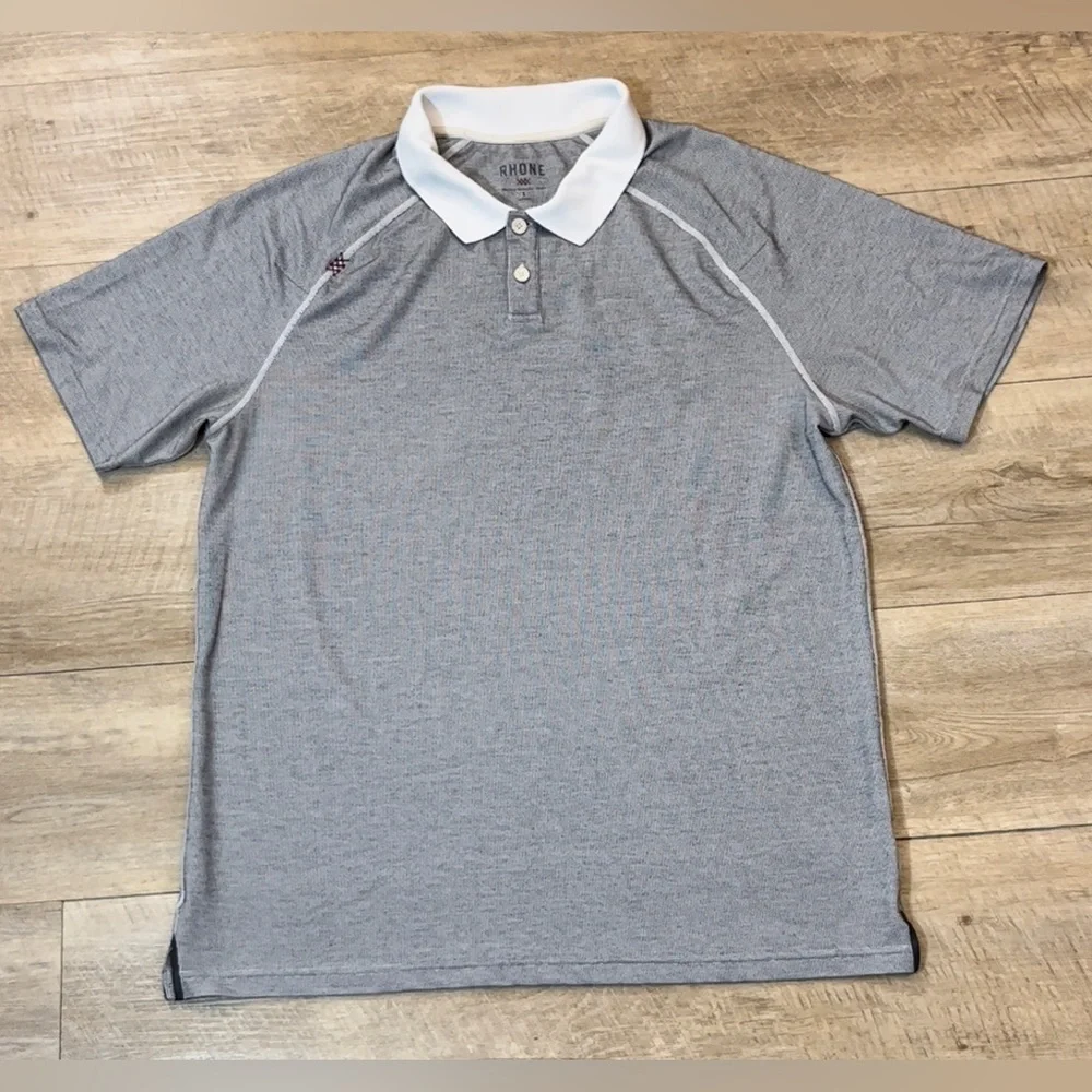 Rhone Men’s Delta Pique Performance Polo Size Large - Picture 2 of 7